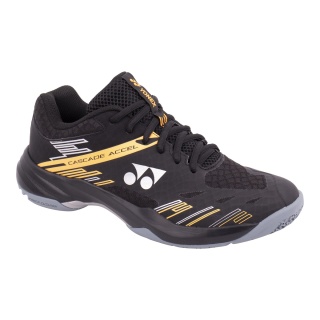 Yonex Badmintonschuhe Power Cushion Cascade Accel Wide (weit/breit) schwarz Herren